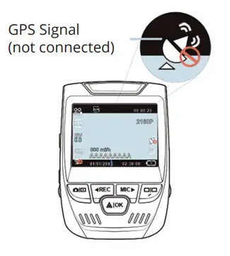 REXING V1P Front and Rear Wifi Car Dash Cam- GPS Logger