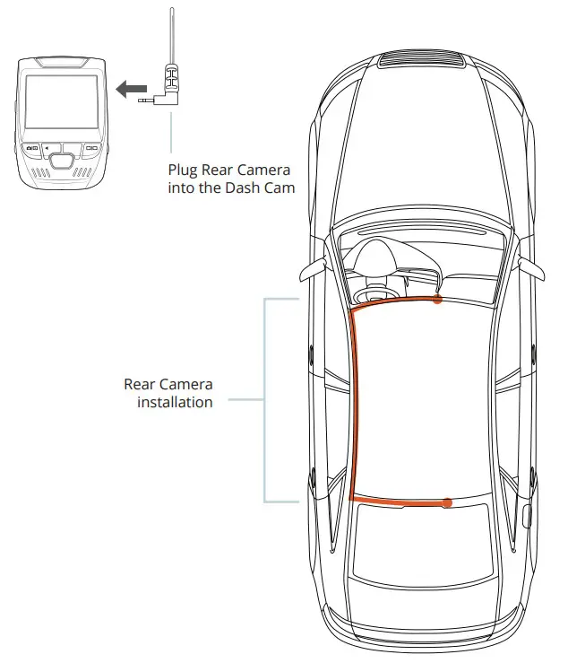 REXING V1P Front and Rear Wifi Car Dash Cam- Step 4
