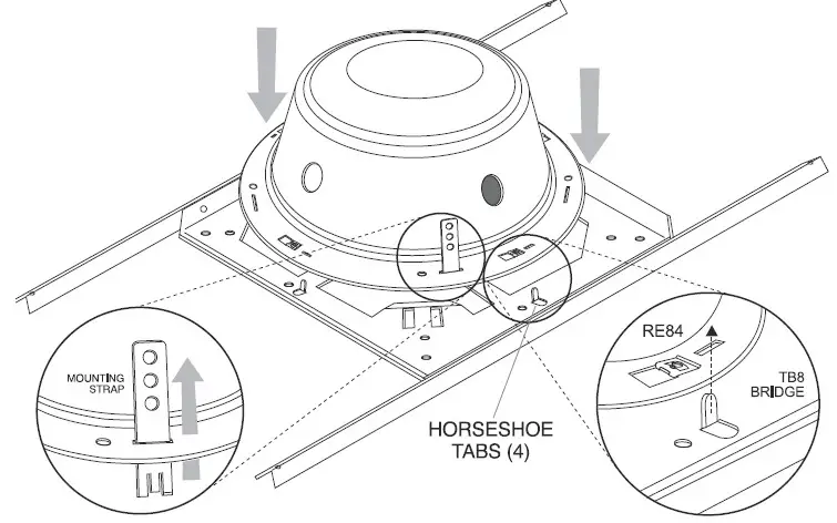 NYQUIST NQ S1810CT G2 8 Gen 2 VoIP Ceiling Speaker - Speaker Installation