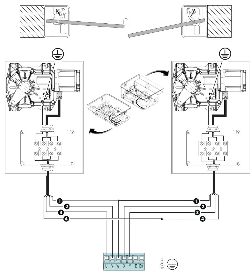 CAME FROG-A Swing-gate operator Installation Guide - Gearmotor without Encoder