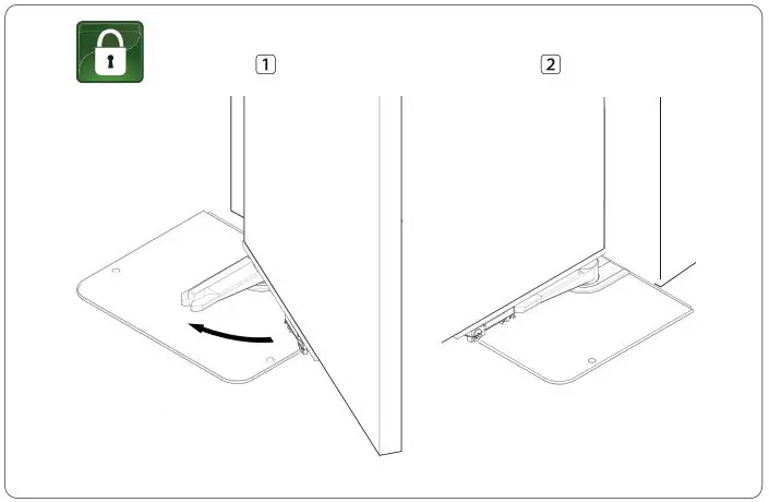 CAME FROG-A Swing-gate operator Installation Guide - Lock
