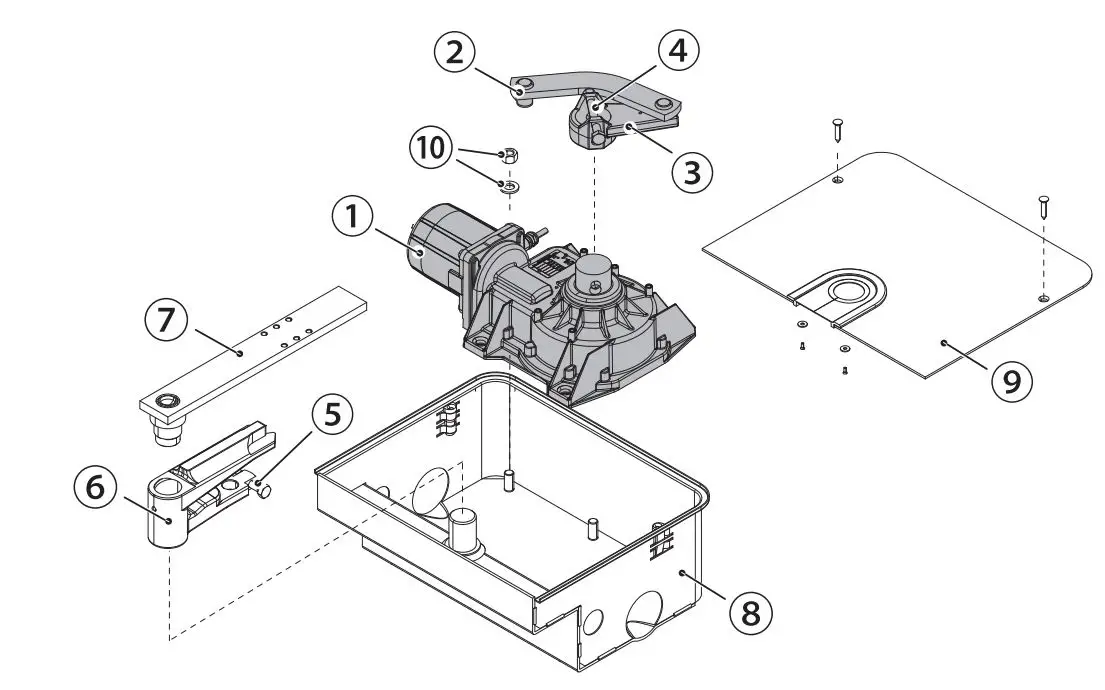 CAME FROG-A Swing-gate operator Installation Guide - Product Overview