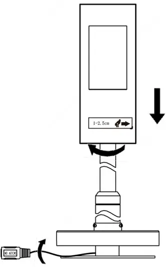i-Star The Delphi Fever Detection Device-standing pole