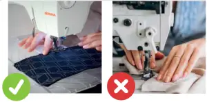 amazonbasics A3 Sewing Machine - Do not pull the fabric too fast