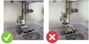 amazonbasics A3 Sewing Machine - Presser foot is loose