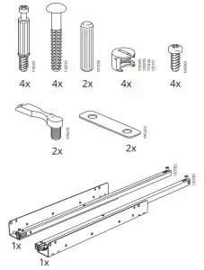 IKEA KOMPLEMENT Drawer- KOMPLEMENT