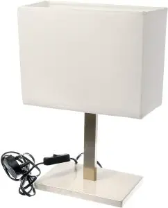 IKEA TOMELILLA Table Lamp with LED Bulb Nickel Plated