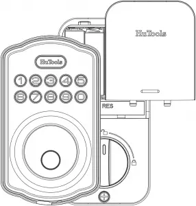 HuTools Fingerprint Door Lock
