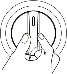 UNLOCK the door from inside