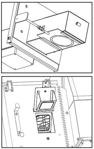 Cuisinart SMK2036AS Oakmont Pellet Grill and Smoker - Pellet Hopper