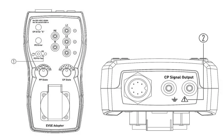 PCE EVSE 300 Electrical Vehicle Tester fig 2