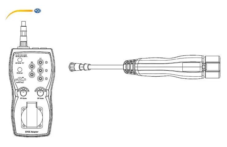 PCE EVSE 300 Electrical Vehicle Tester fig 5