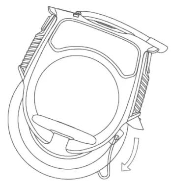 INMOTION V12 Electric Unicycle-Kickstand