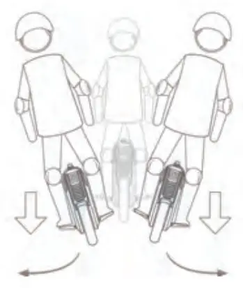 INMOTION V12 Electric Unicycle-pedals