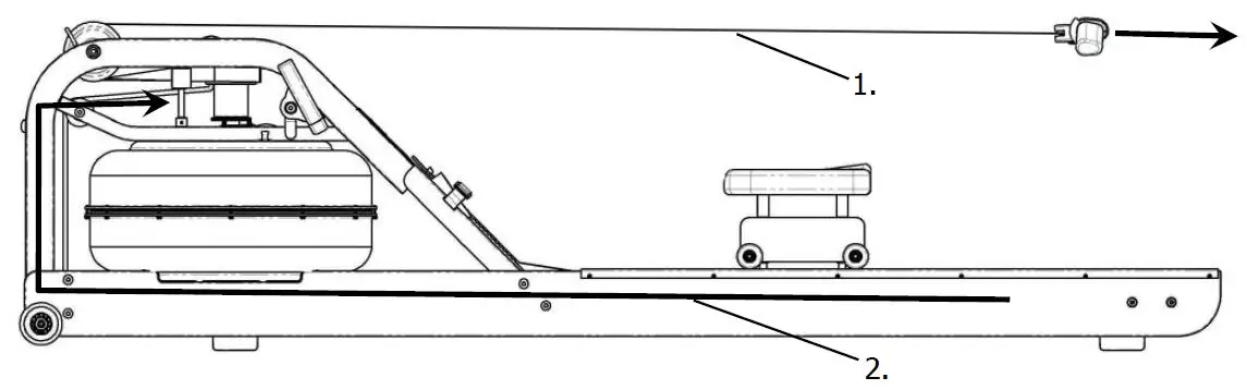 De taching the Rower Belt 1