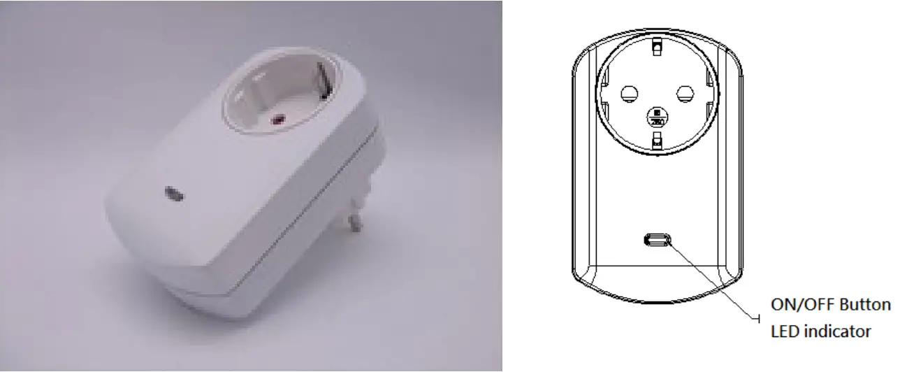 Z Wave Plus PAN11 Smart Energy Plug in Switch