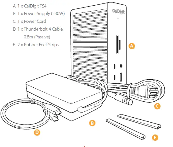 CalDigit TS4-US-AMZ TS4 Thunderbolt 4 18-in-1 Hub fig 1