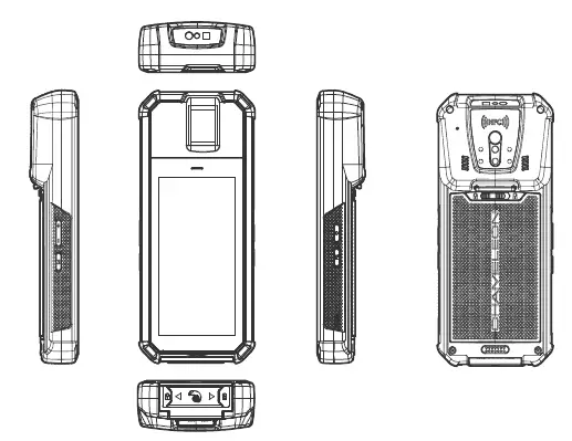CHAMELEON 5R Dual Built-In Dual Fingerprint Scanner fig 4