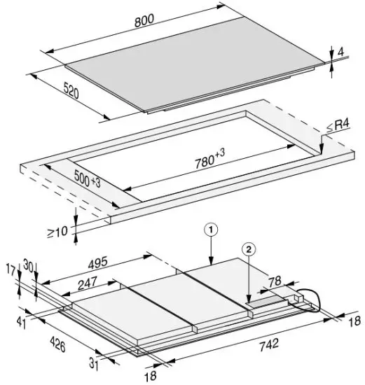 Miele 11274160-03 Cooktop - Front