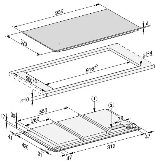 Miele 11274160-03 Cooktop - mains connection