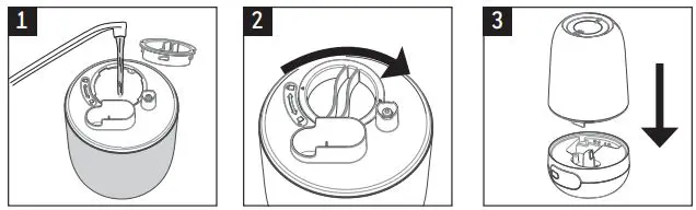 Honeywell HUL565 Series Ultra Plus Ultrasonic Cool Mist Humidifier Owner's Manual - Filling