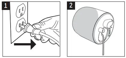 Honeywell HUL565 Series Ultra Plus Ultrasonic Cool Mist Humidifier Owner's Manual - These two processes must be performed separately