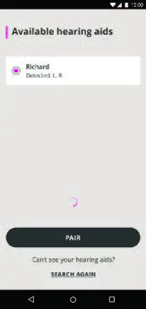 oticon RemoteCare App fig 3