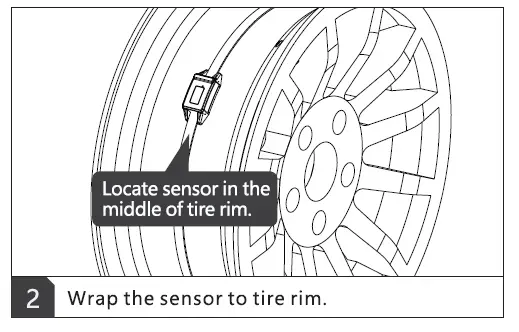 DISPLAY-TECHNOLOGY-E35 Wireless Tire Pressure-Monitoring-System-FIG-2