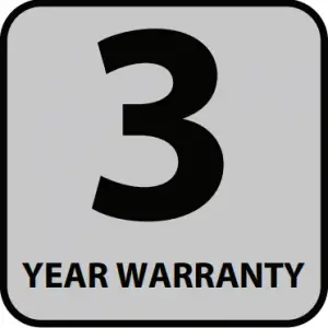 3 year warranty