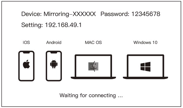 bomaker S5 Wi Fi Outdoor Projector Full HD 1080P Wireless Mirroring - For Android phone or tablet 1