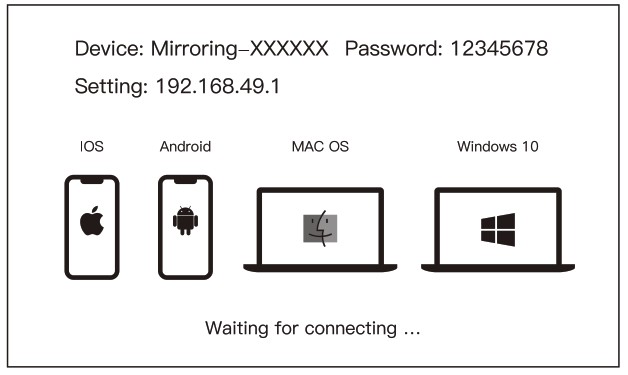 bomaker S5 Wi Fi Outdoor Projector Full HD 1080P Wireless Mirroring - For Macbook 1