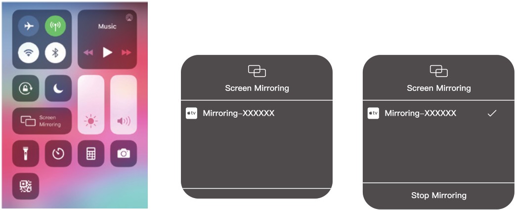 bomaker S5 Wi Fi Outdoor Projector Full HD 1080P Wireless Mirroring - Wireless screen mirroring 2