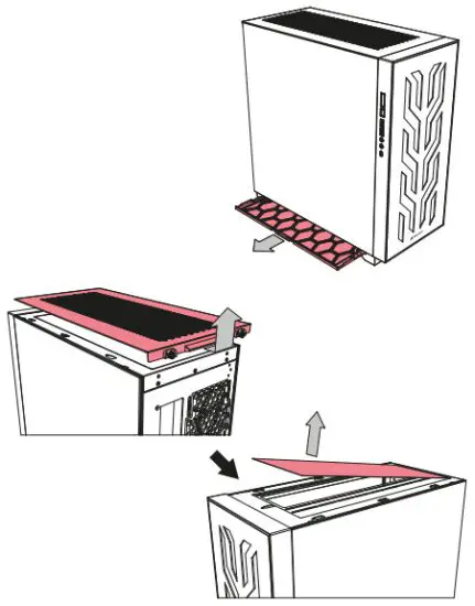 Sharkoon CA300T ATX PC Case - Detachable