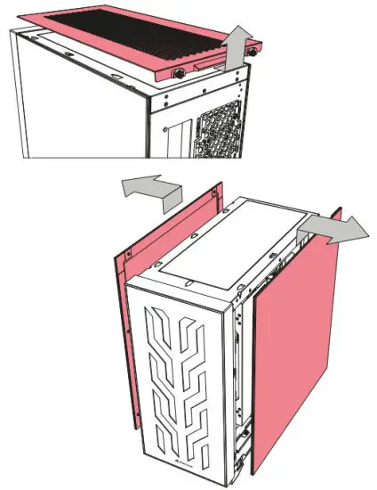 Sharkoon CA300T ATX PC Case - Panel