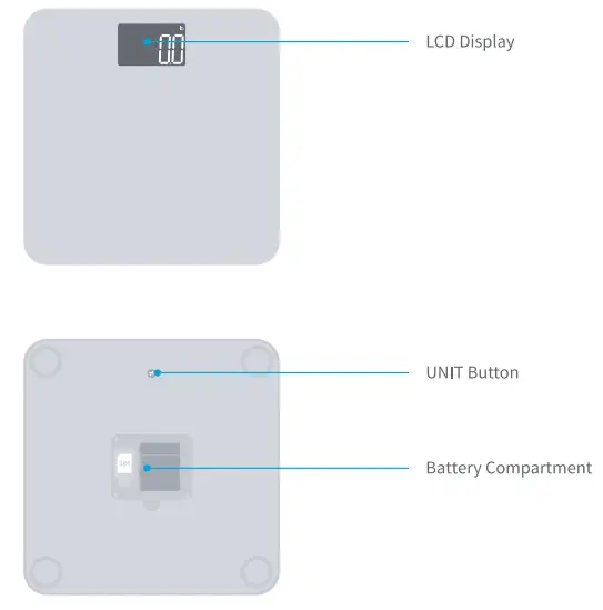 TRANSTEK GBS 2104 G TeleWieght Gen-2 Cellular Body Scale - device
