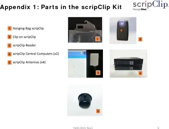 PerceptiMed-HNGBAG-G3 ScripClip Hanging Bag Pharmacy-Prescription-Tracker