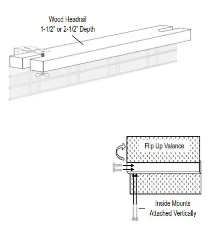 SelectBlinds Natural Woven Shades - HEADRAIL