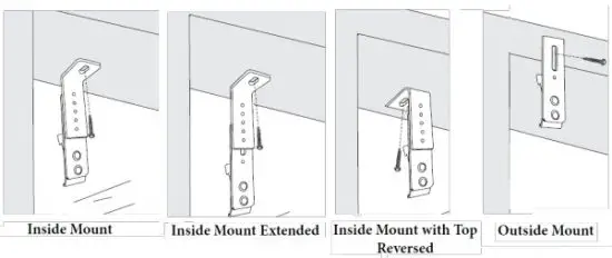 SelectBlinds Natural Woven Shades - bracket
