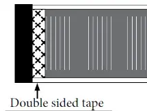 SelectBlinds Natural Woven Shades - tape