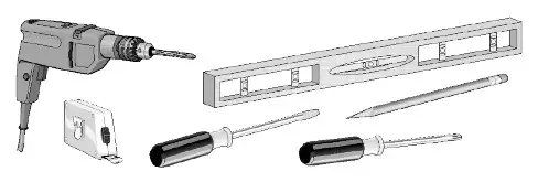 SelectBlinds Natural Woven Shades - tools