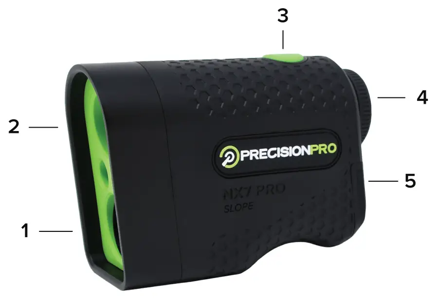 PRECISION PRO NX7 Pro Slope Golf Rangefinder-