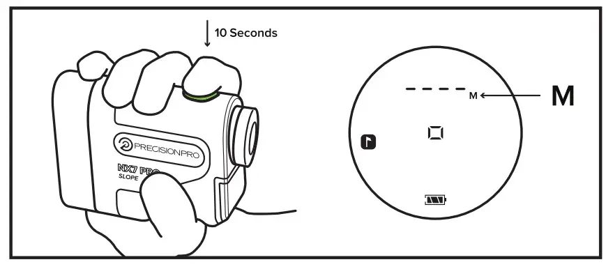 PRECISION PRO NX7 Pro Slope Golf Rangefinder-fig4