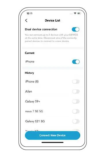 Dual device connection