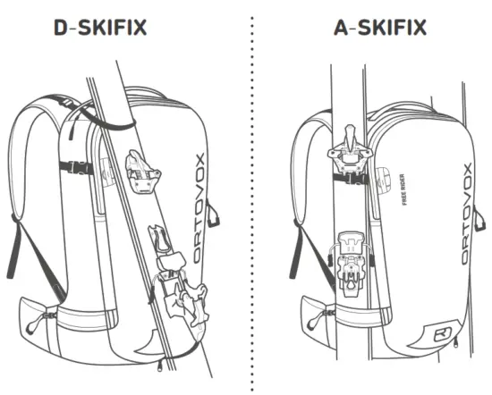 ORTOVOX 51004035 Free Rider 28 Backpack Dirty Daisy - D-SKIFIX