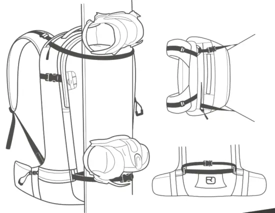 ORTOVOX 51004035 Free Rider 28 Backpack Dirty Daisy - SNOWSHOE