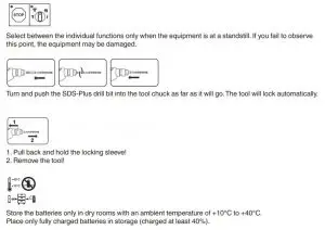 FIG 7 Read the operating instructions to reduce the risk of injury