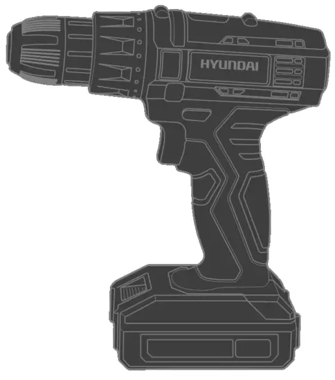 HYUNDAI 56112 Boor Machine