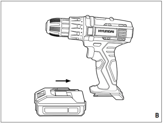 HYUNDAI 56112 Boor Machine - Fig 1