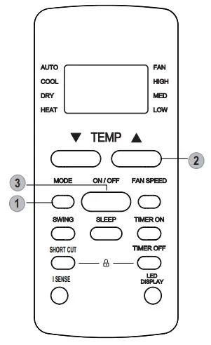 Dehumidifying operation