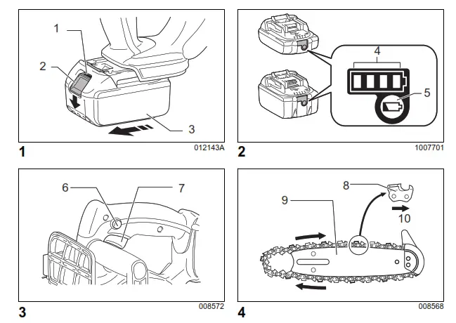 makita 9564P Angle Grinder Paddle Switch - FIG 1